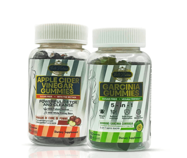 Ensemble de gummies avancées pour la perte de poids (garcinia + gummies ACV)