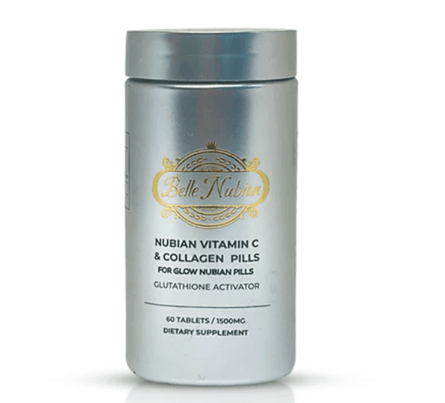 NOUVELLES pilules Glow Nubian de vitamine C et de collagène