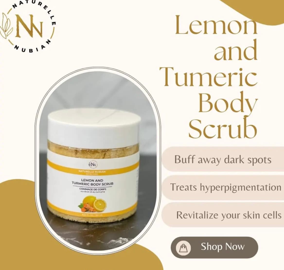 Gommage Corporel Citron & Curcuma - Image 1