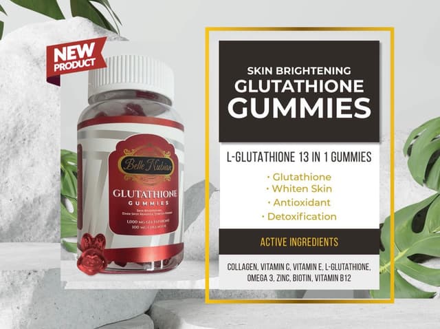 Gummies Glutathione Biologiques (Les Plus Forts Pour L'Éclaircissement)