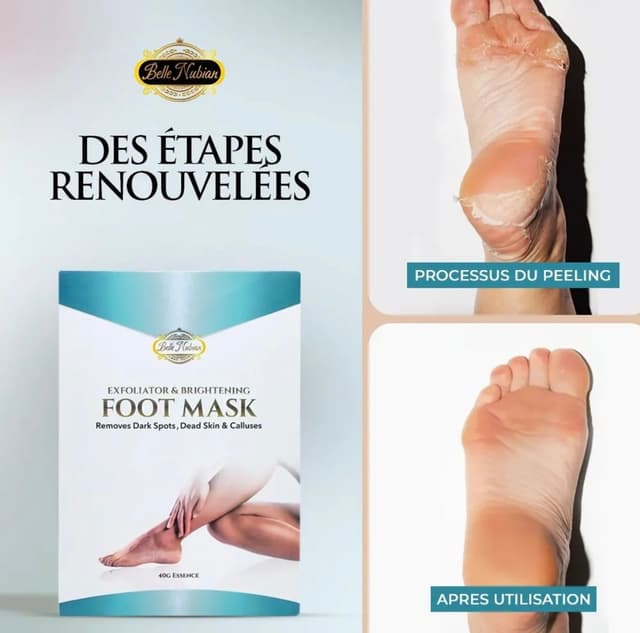 Masque Exfoliant Éclaircissant Pour Les Pieds Essence